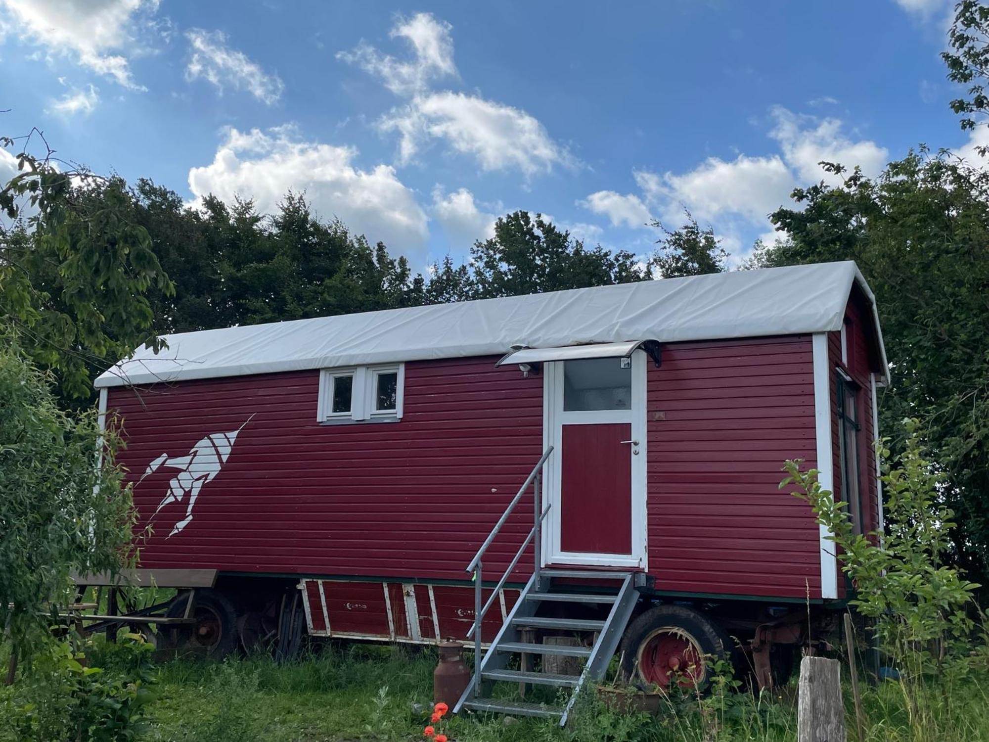 Zirkuswagen Nahe Ostsee Und Schlei Apartment Wagersrott Exterior photo